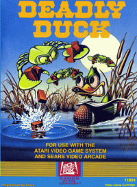 Deadly Duck Atari 2600 US box art